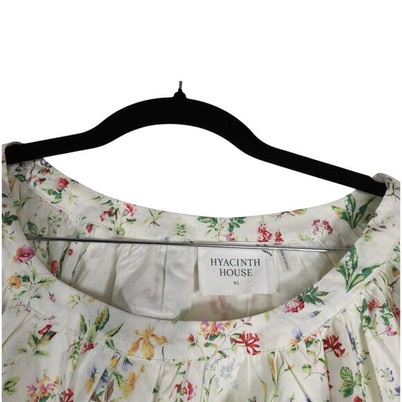 Tuckernuck Hyacinth House Pastel Bouquet Cropped Ruthie Blouse NWT Size XL 0143 - Picture 6 of 11